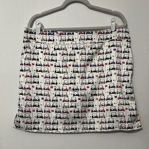 Izod Pink and Blue Mini Pencil Skirt